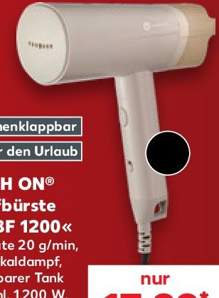 SWITCH ON Dampfbürste »SODBF 1200«
