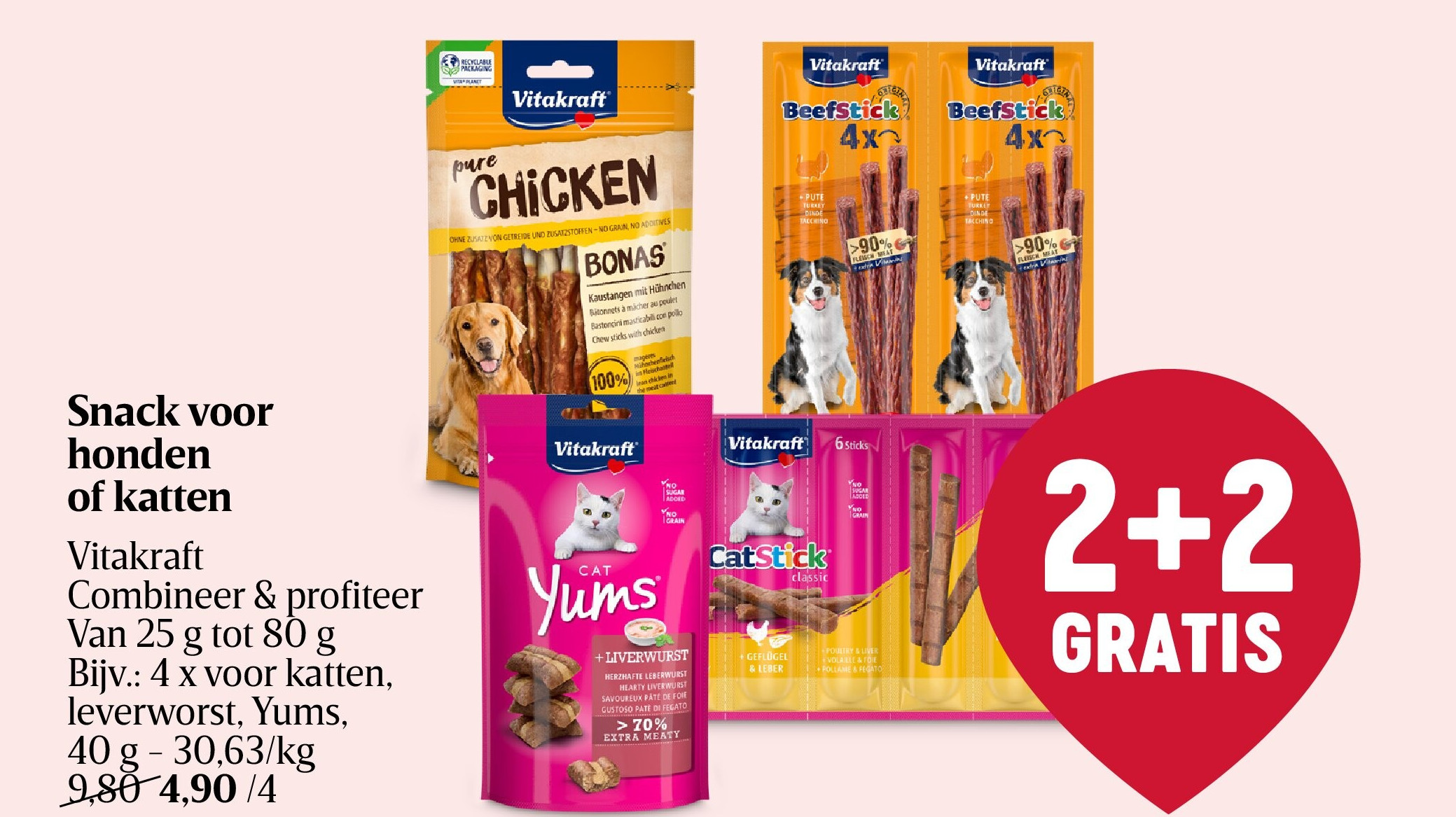 Snack voor honden of katten