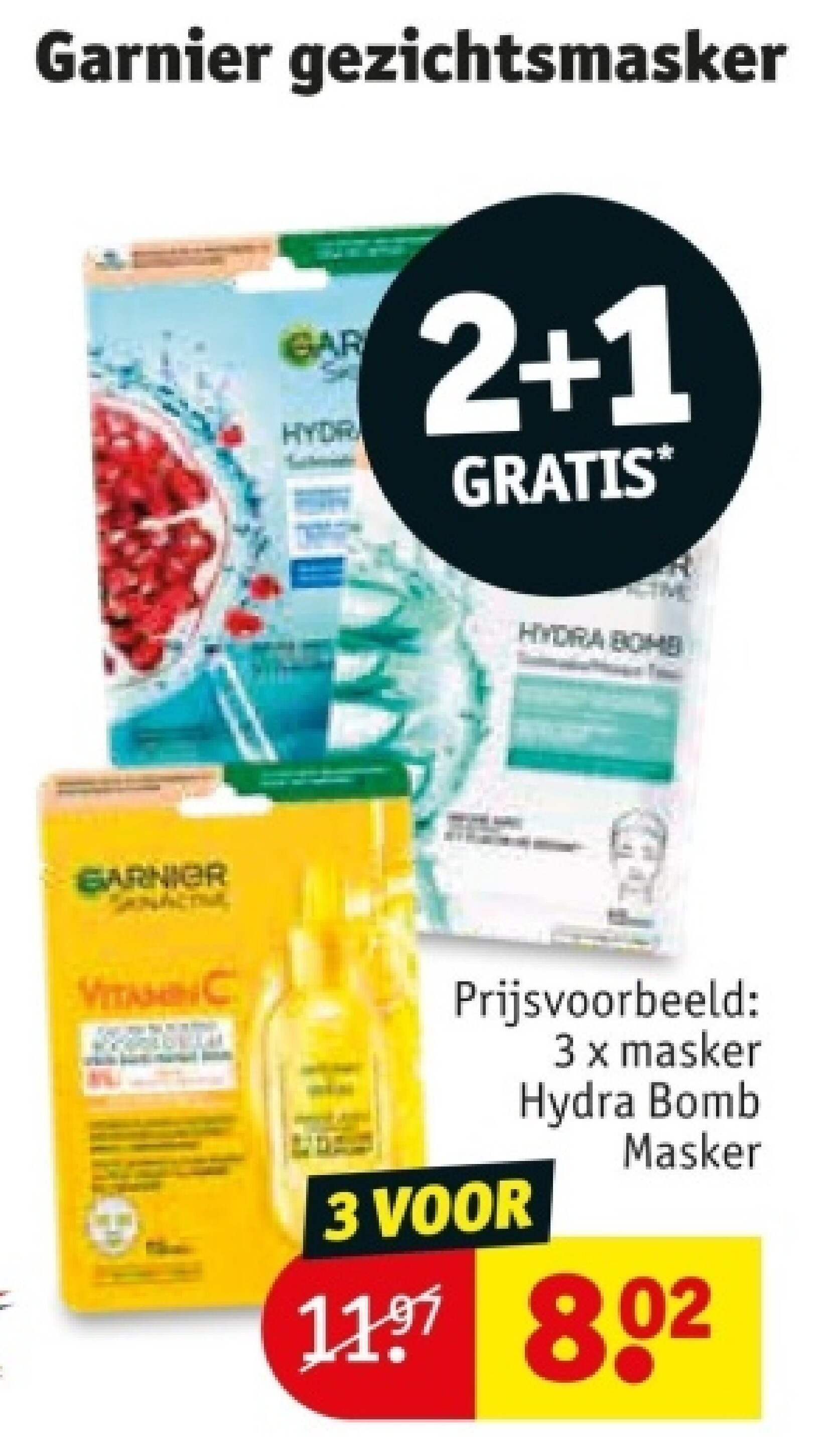 Garnier gezichtsmasker