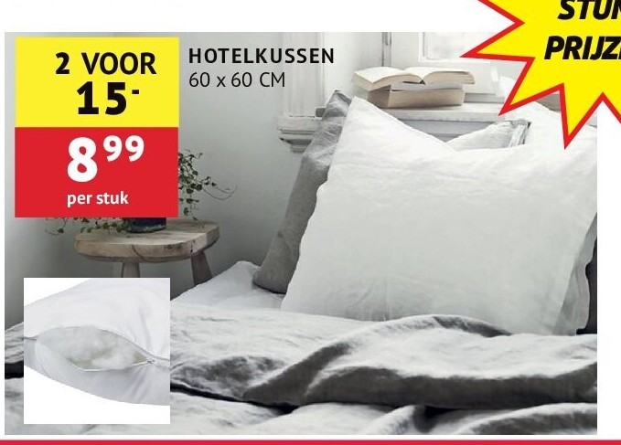 HOTELKUSSEN 60 x 60 CM