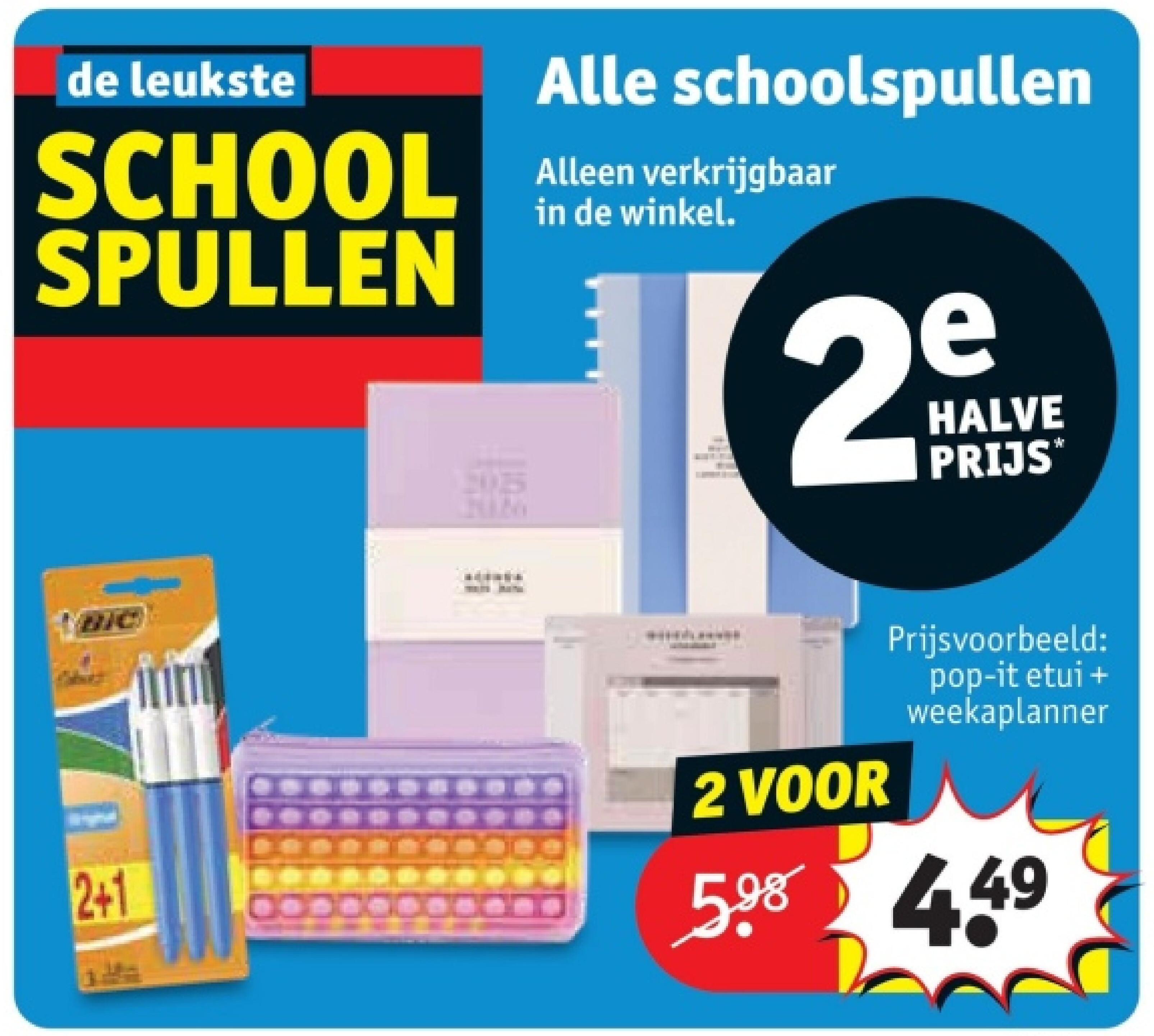 pop-it etui + weekaplanner