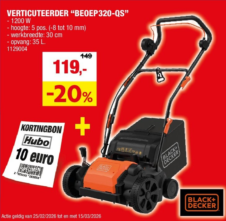 VERTICUTEERDER “BEOEP320-QS”