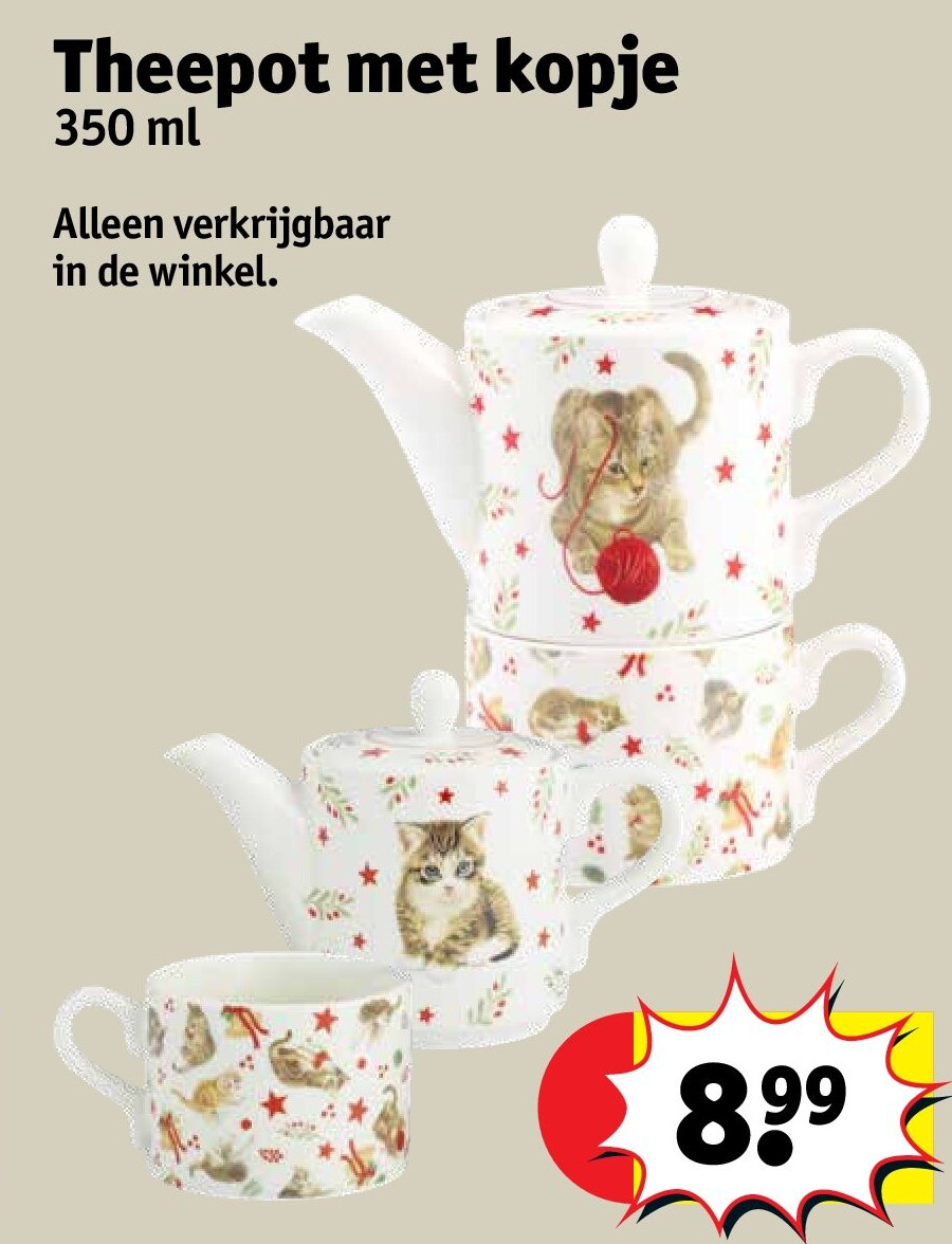 Theepot met kopje