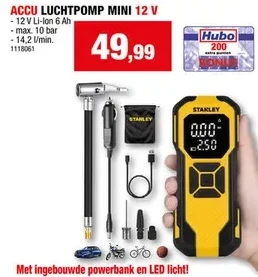 ACCU LUCHTPOMP MINI 12 V