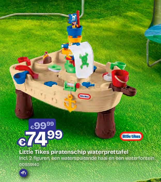 Little Tikes piratenschip waterprettafel