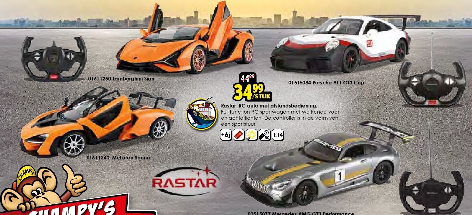 Rastar RC auto met afstandsbediening