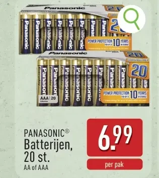 Batterijen, 20 st.