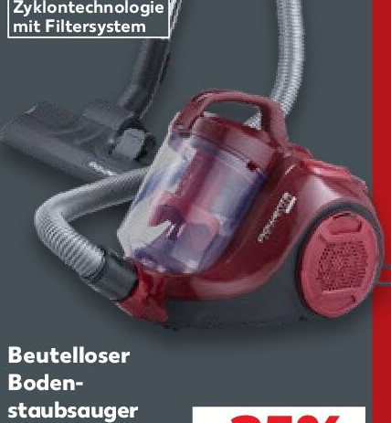 Beutelloser Bodenstaubsauger »Swift Power RO2910EA«