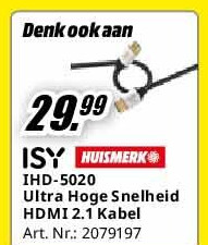 IHD-5020 Ultra Hoge Snelheid HDMI 2.1 Kabel