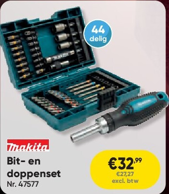 Makita Bit- en doppenset