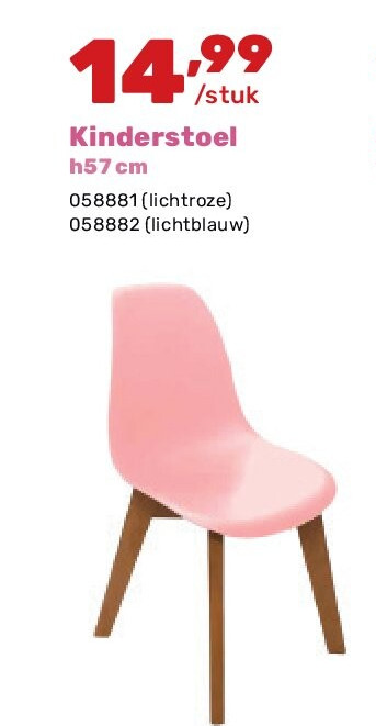 Kinderstoel h57 cm