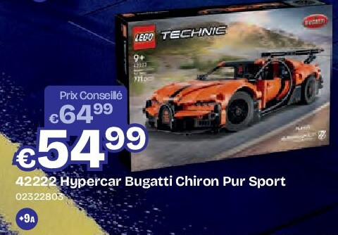 42222 Hypercar Bugatti Chiron Pur Sport