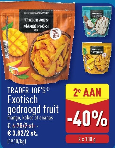 Exotisch gedroogd fruit
