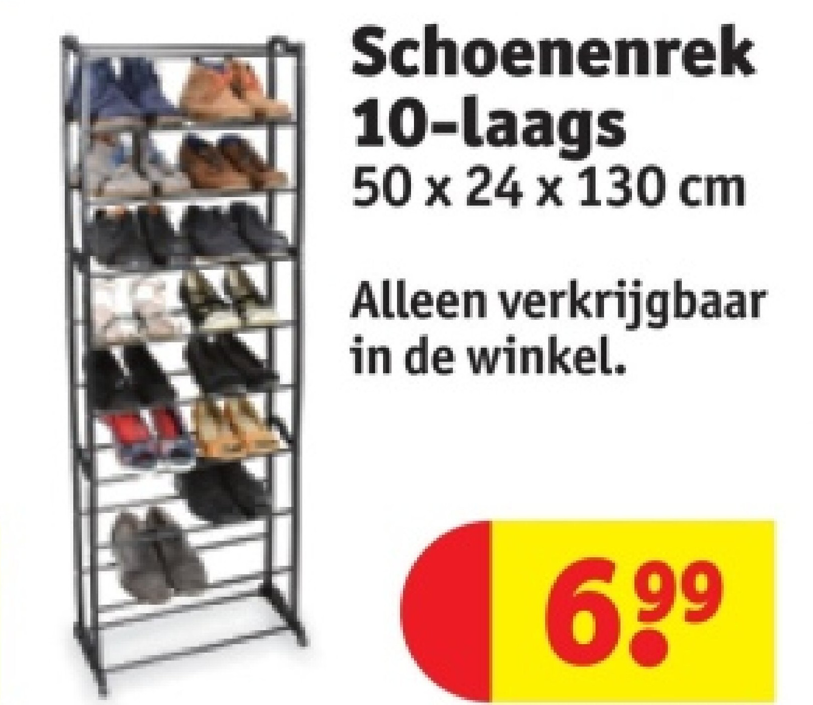 Schoenenrek 10-laags