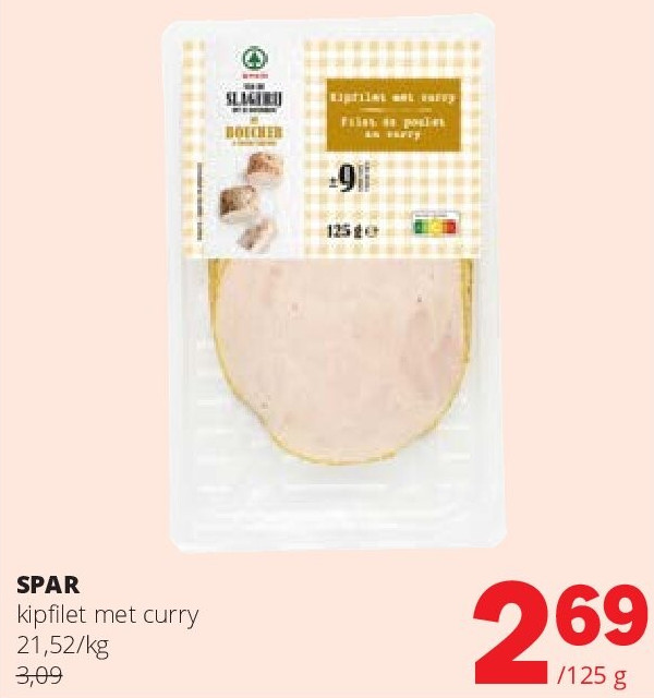 SPAR kipfilet met curry