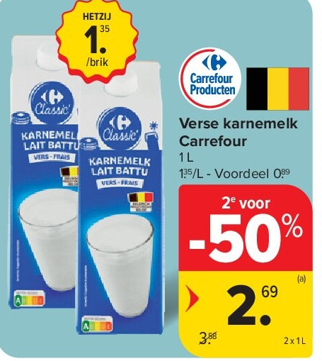 Verse karnemelk Carrefour