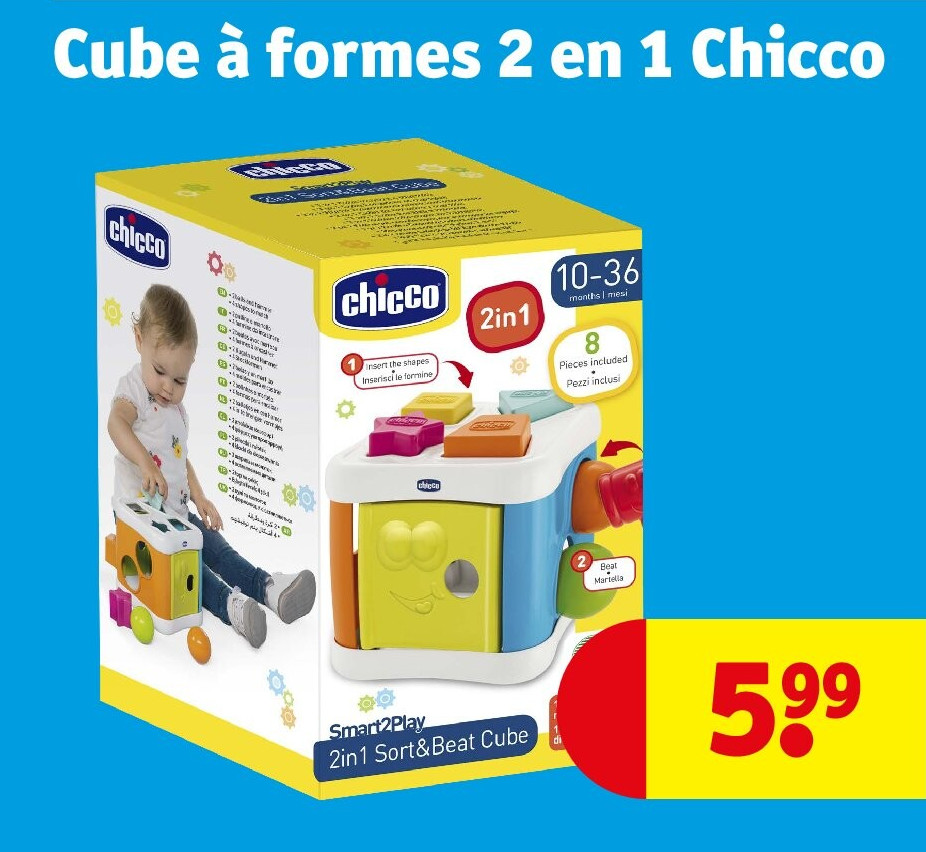 Cube à formes 2 en 1 Chicco