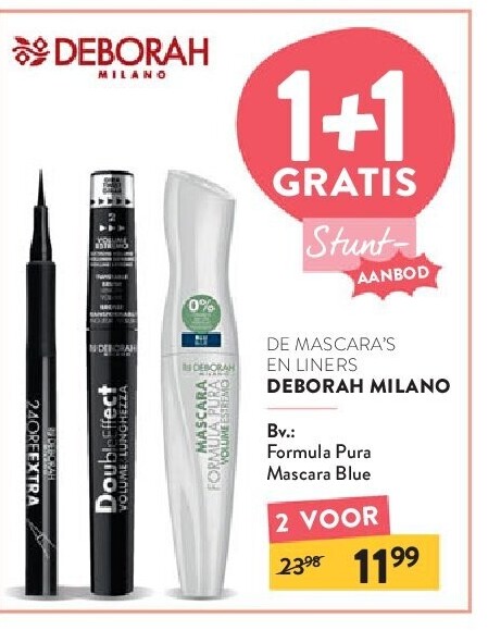 DEBORAH MILANO Formula Pura Mascara Blue