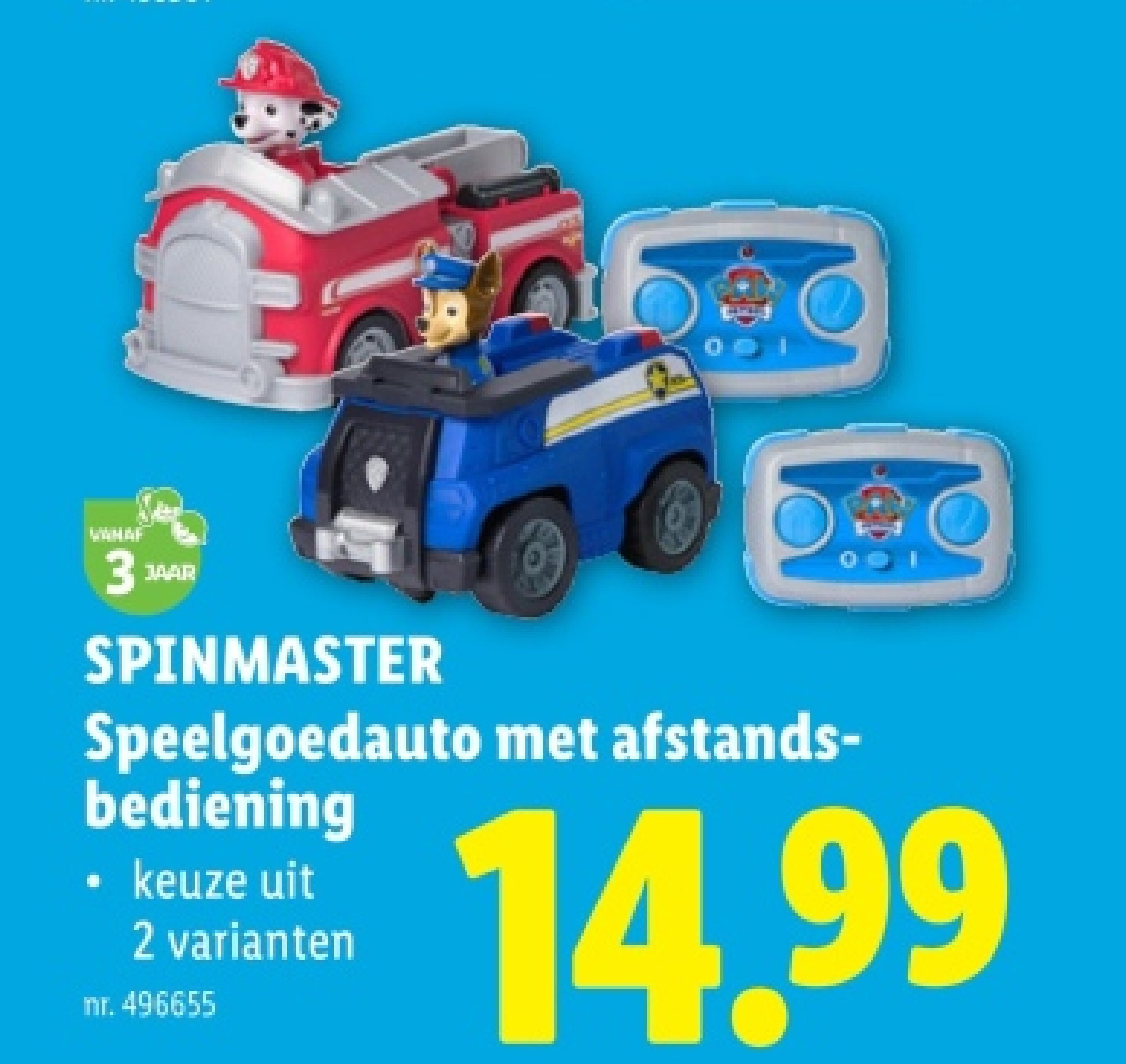 Speelgoedauto met afstandsbediening