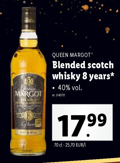 Blended scotch whisky 8 years