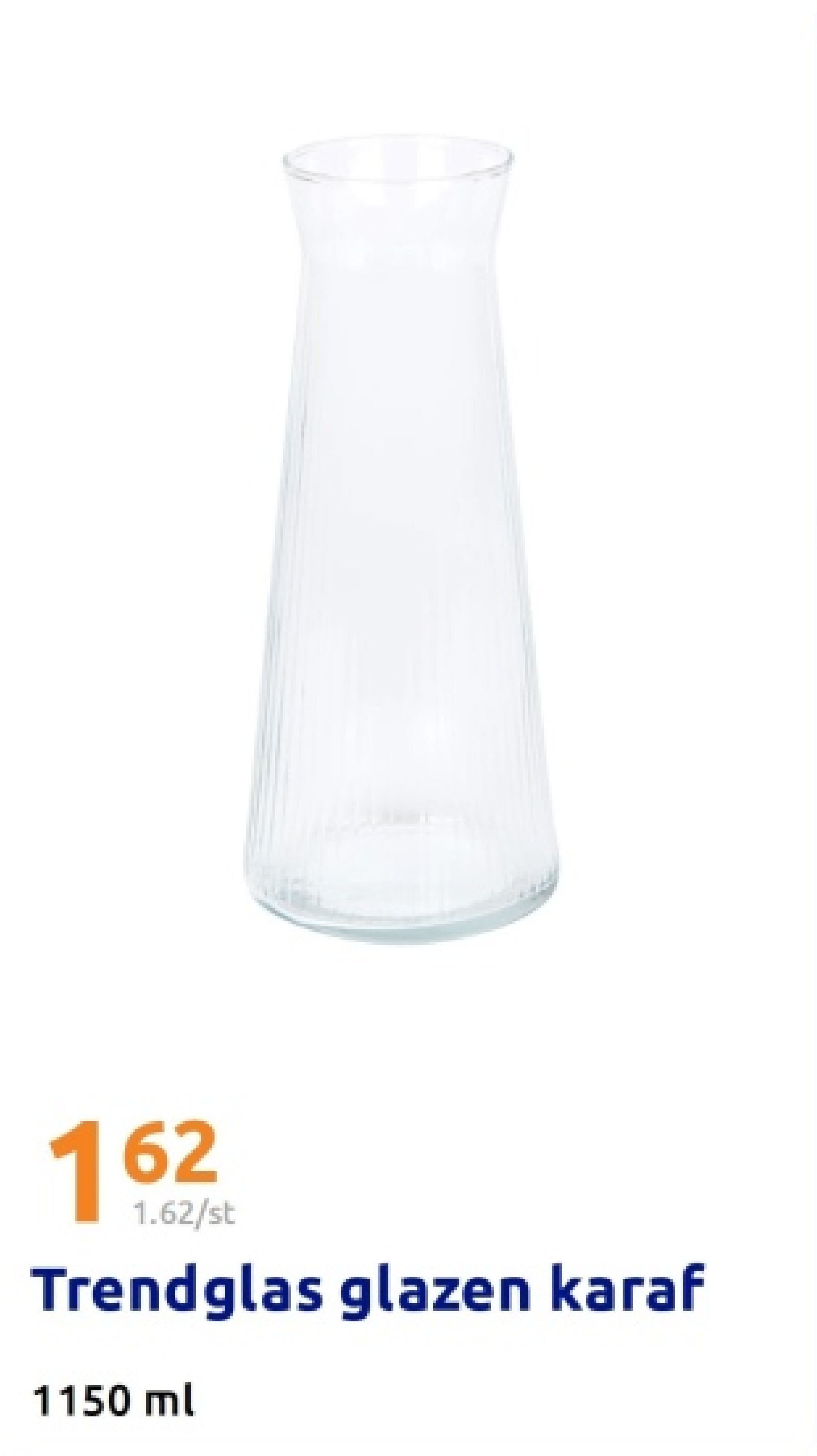 Trendglas glazen karaf