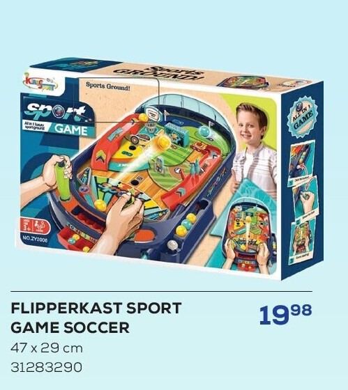FLIPPERKAST SPORT GAME SOCCER