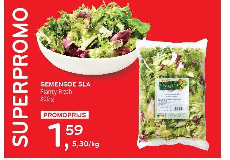 Gemengde sla Planty Fresh 300 g