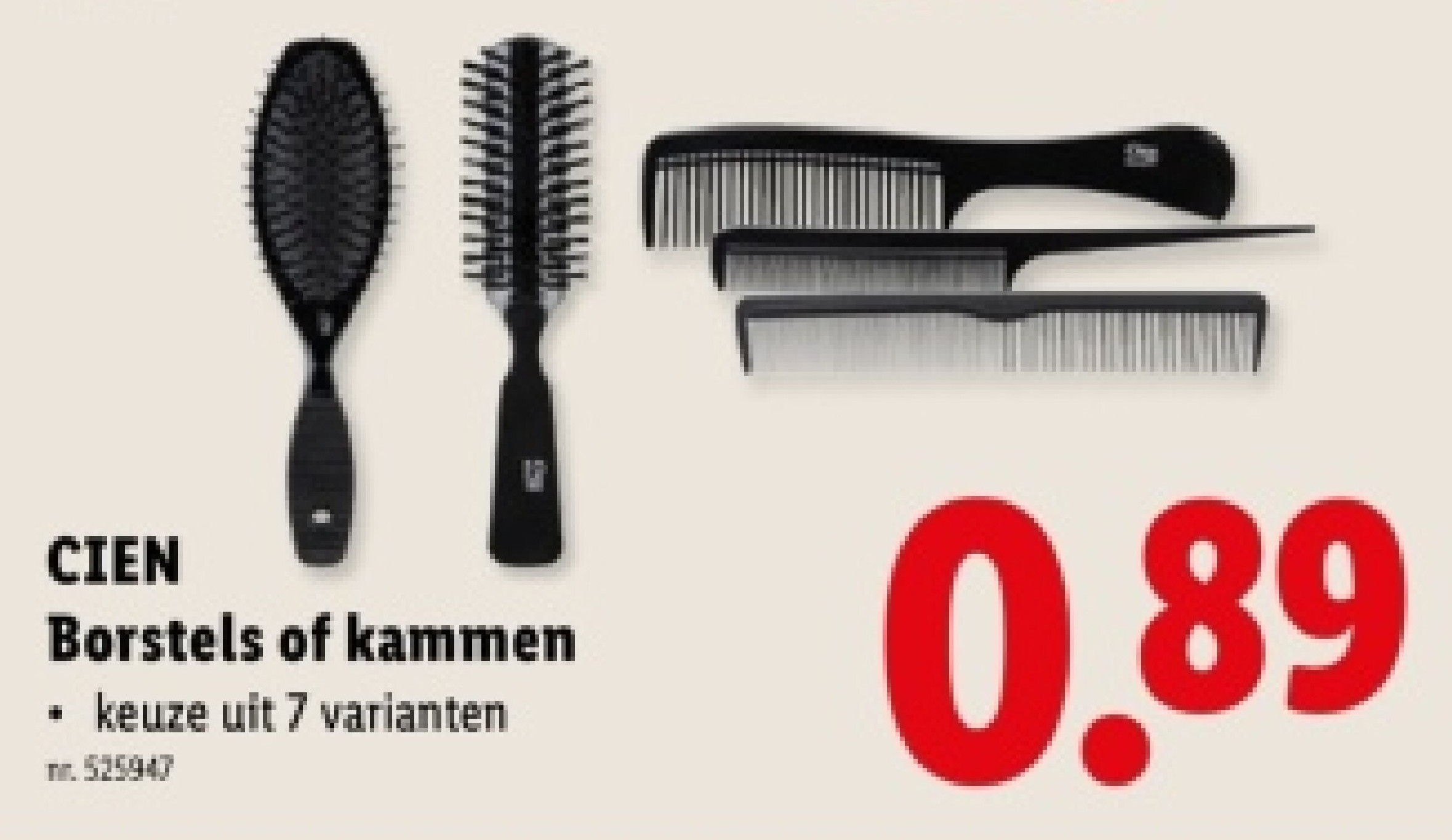 Borstels of kammen