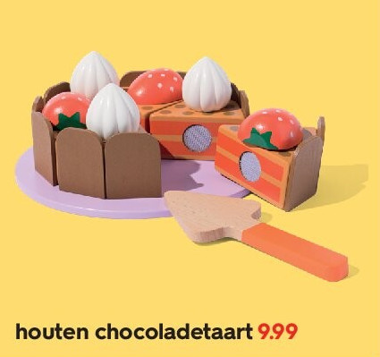houten chocoladetaart