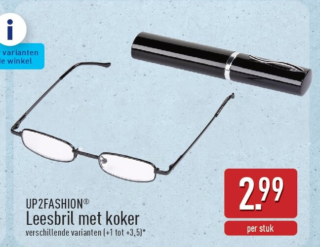 Leesbril met koker