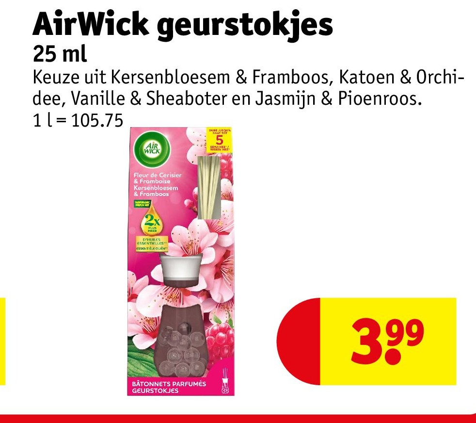 AirWick geurstokjes