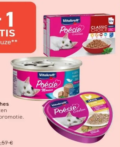 Vitakraft Blikken of pouches 85g