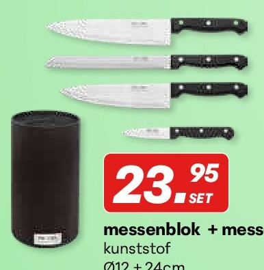 Messenblok + messen
