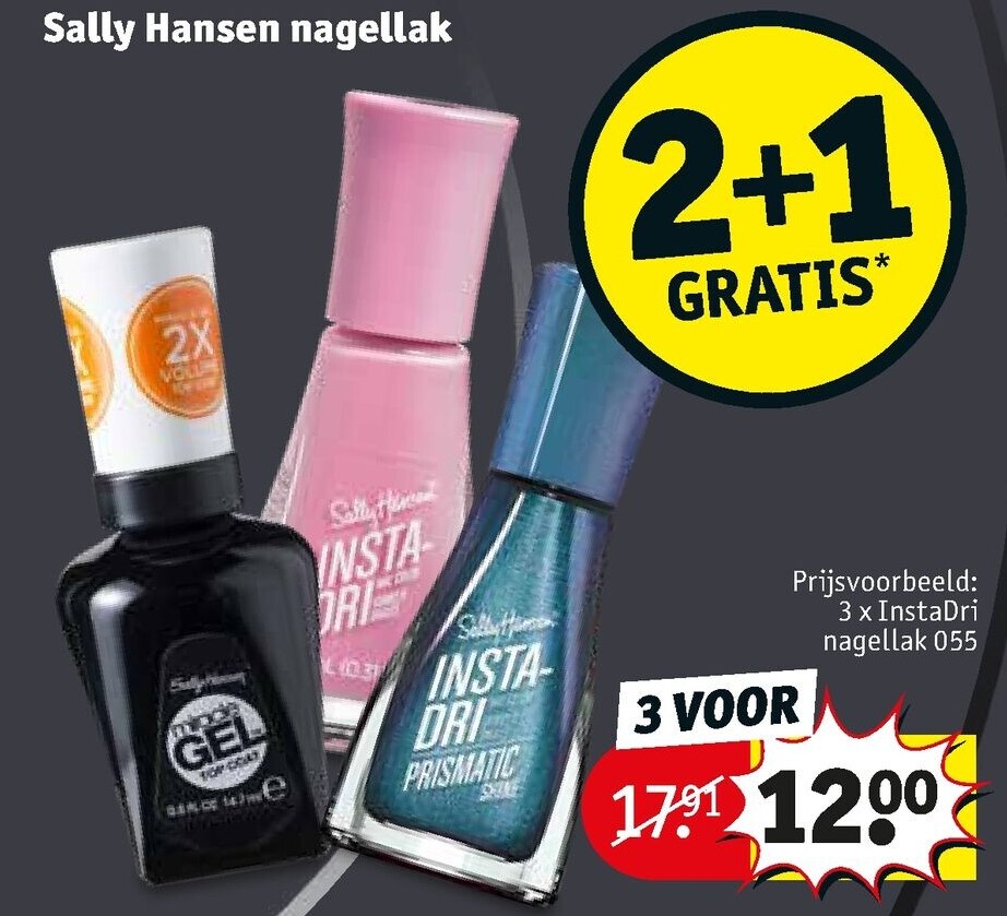 Sally Hansen 3 x InstaDri Nagellak