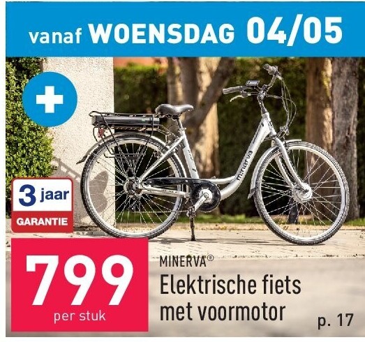 Elektrische fiets met voormotor