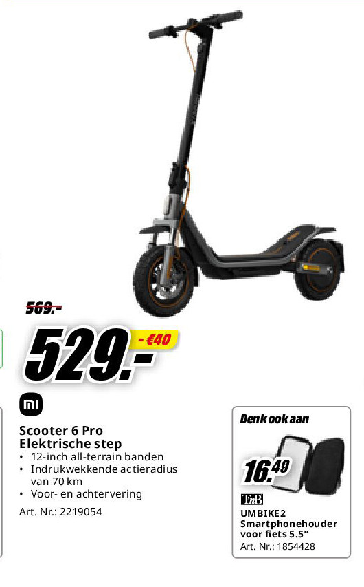 Scooter 6 Pro Elektrische step