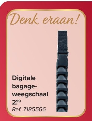 Digitale bagageweegschaal