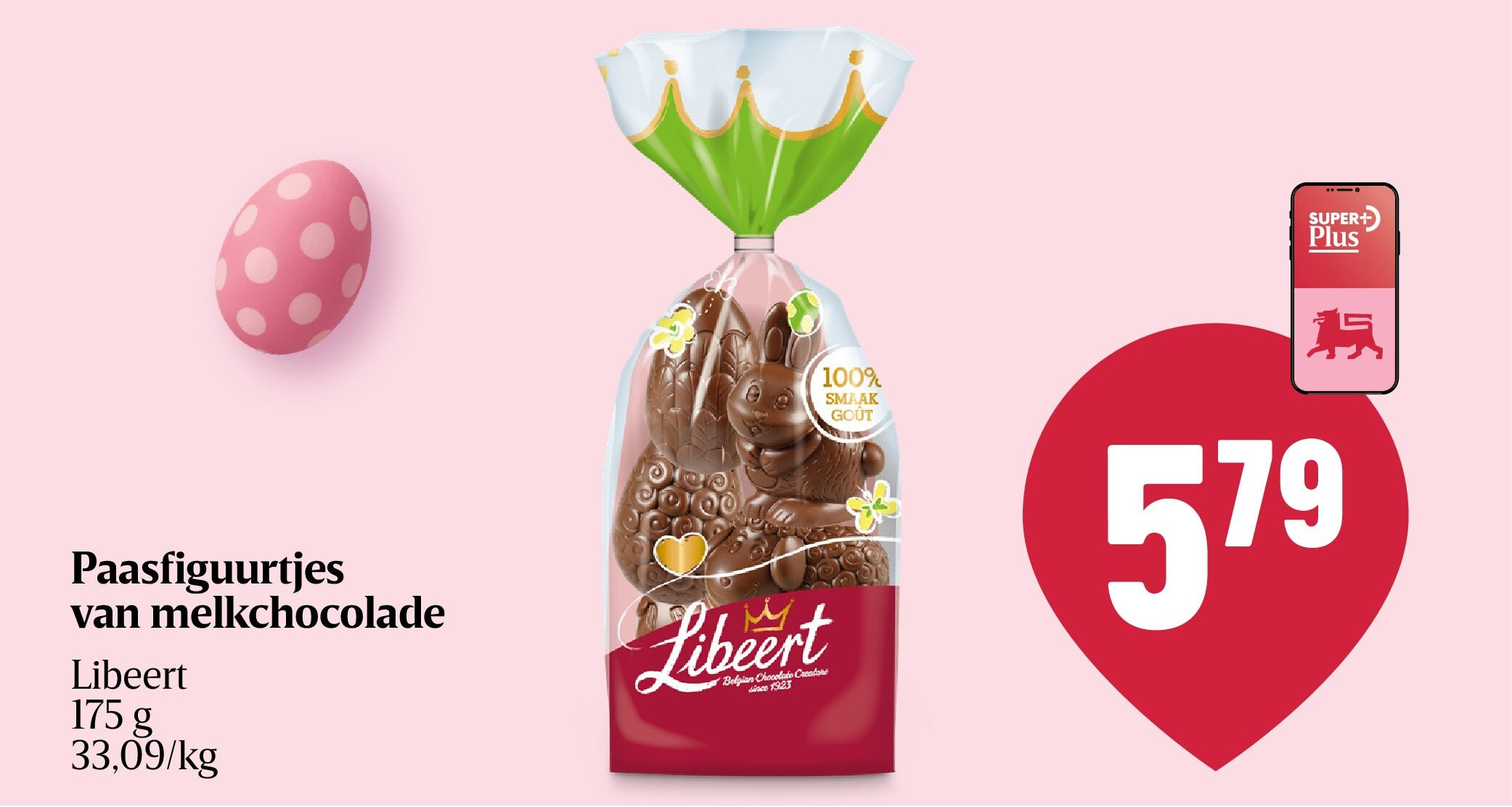 Paasfiguurtjes van melkchocolade