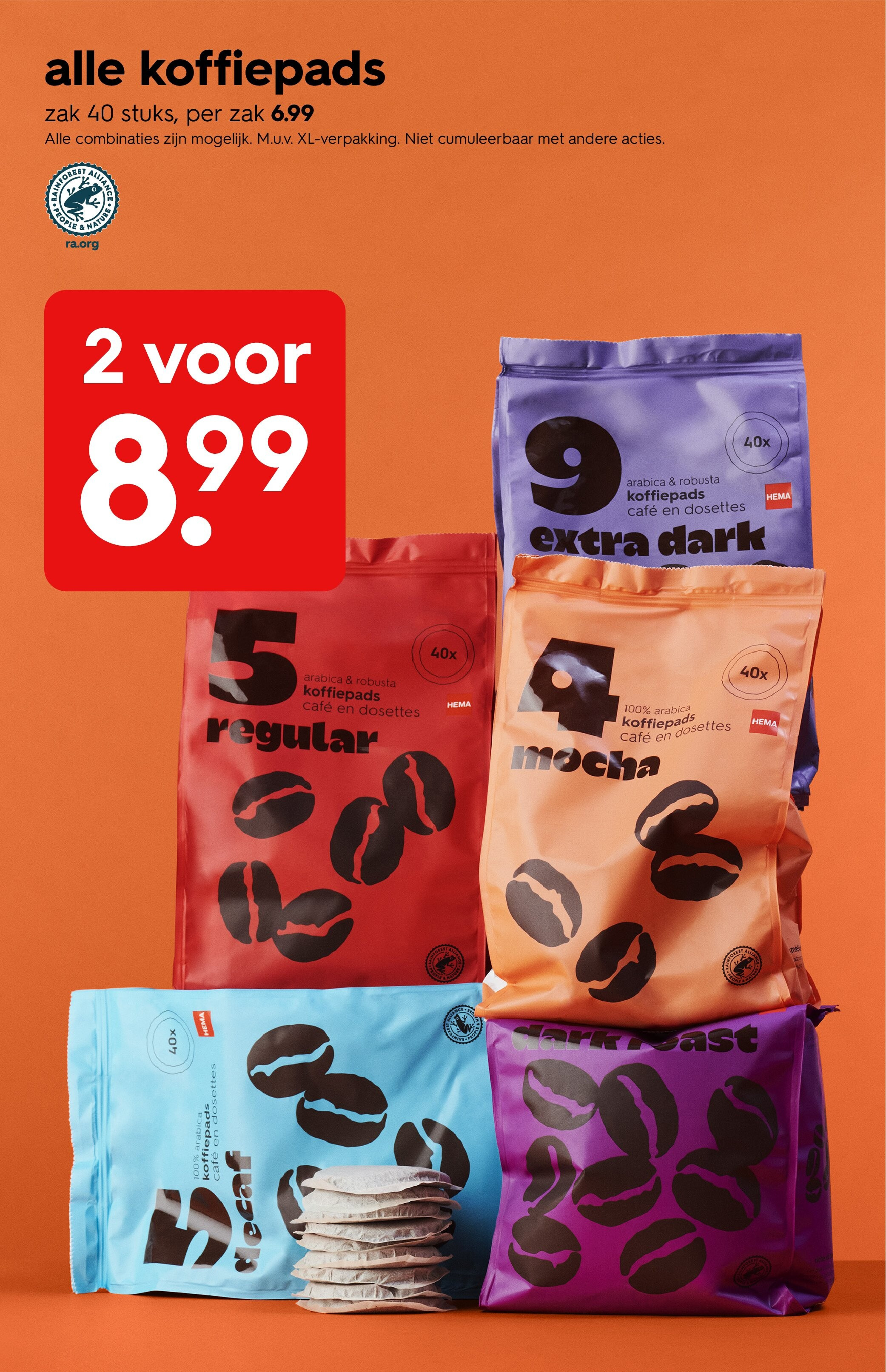 alle koffiepads