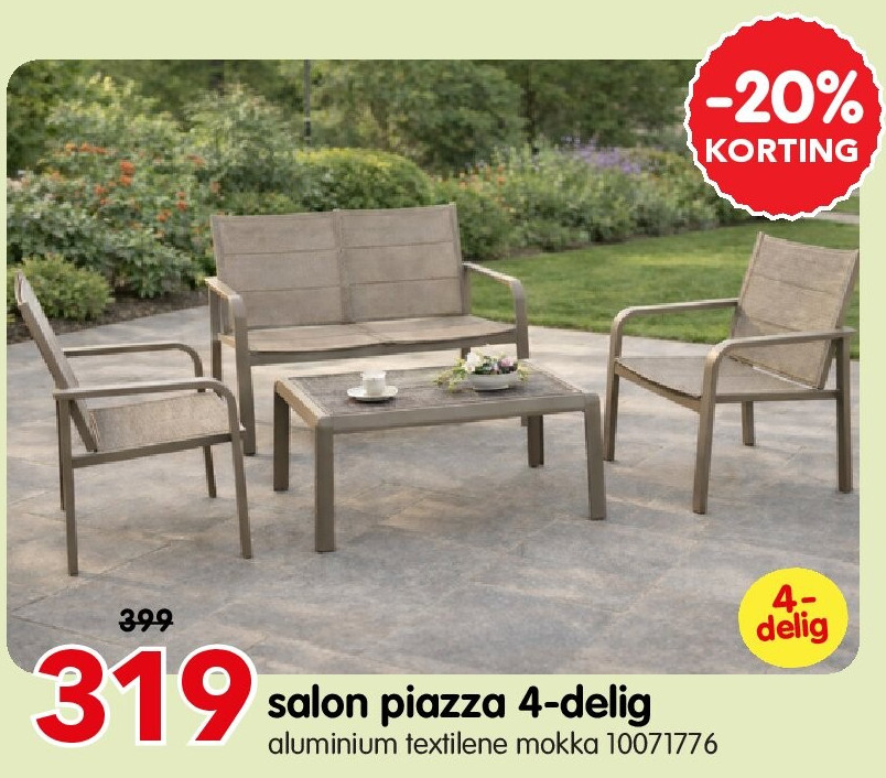 salon piazza 4-delig