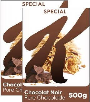 Céréales chocolat noir Special K Kellogg's 500 g