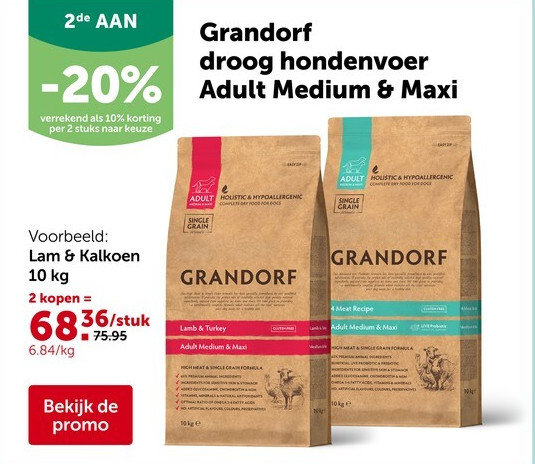 Lam & Kalkoen 10 kg