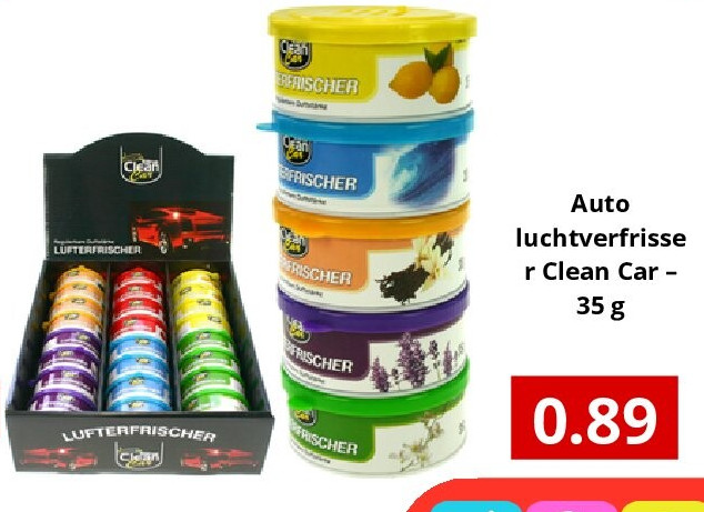 Auto luchtverfrisse r Clean Car – 35 g