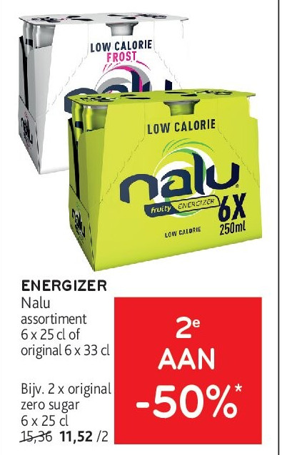 ENERGIZER original zero sugar