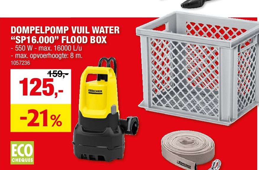 DOMPELPOMP VUIL WATER “SP16.000” FLOOD BOX