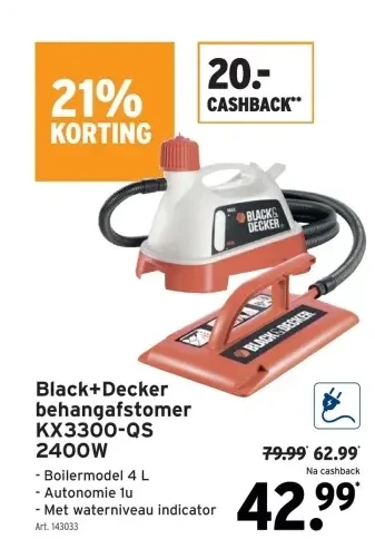 Black+Decker behangafstomer KX3300-QS 2400W