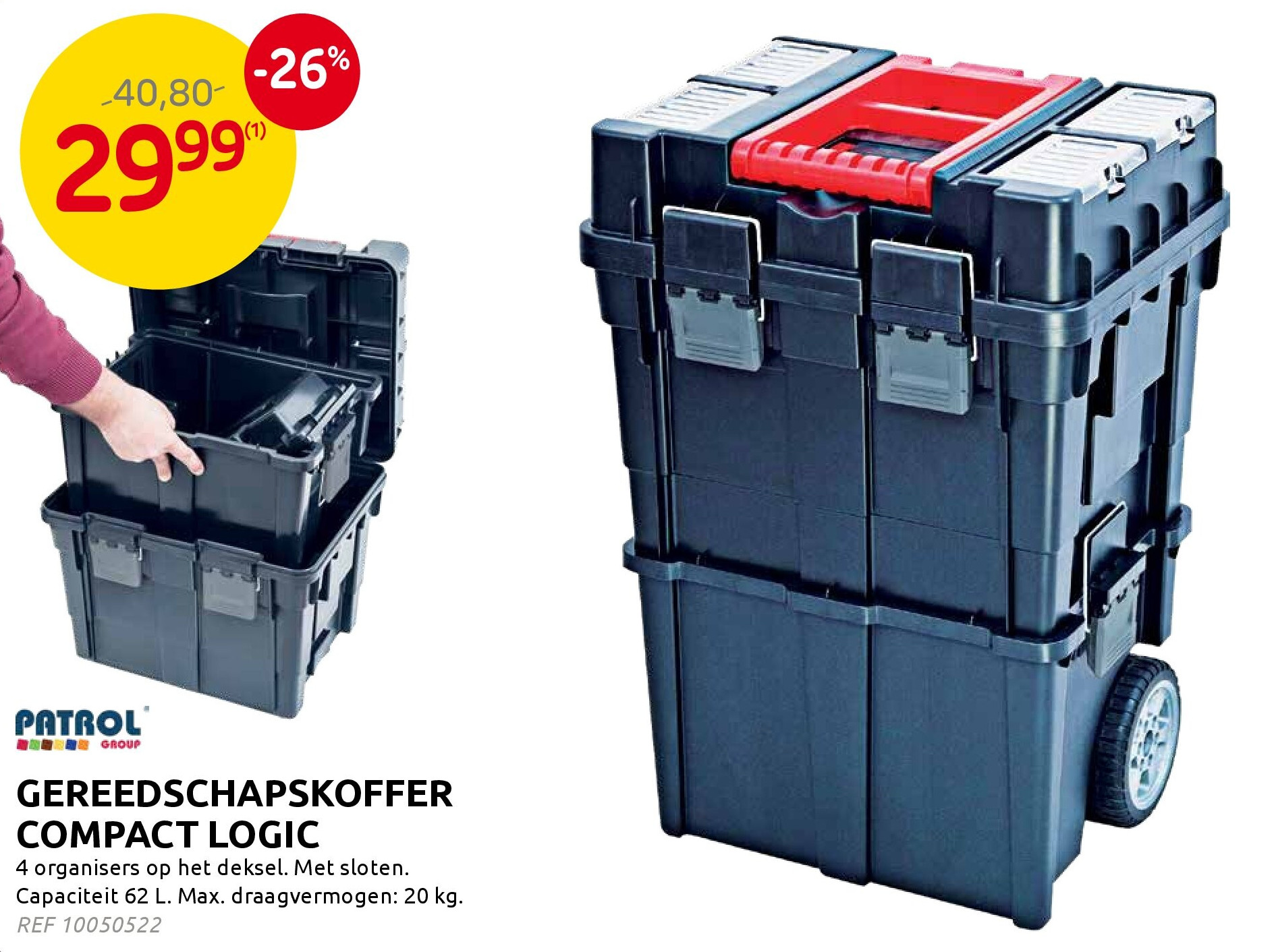 Gereedschapskoffer Compact Logic