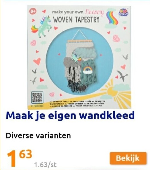 Maak je eigen wandkleed
