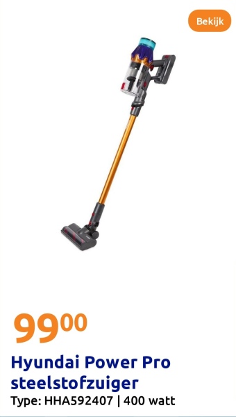 Hyundai Power Pro steelstofzuiger