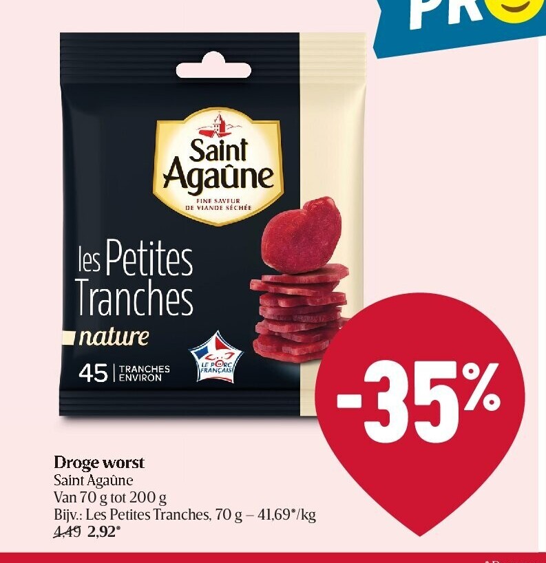 Droge worst Saint Agaûne